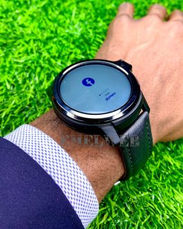 DM30 SMARTWATCH en bracelet cuir véritable